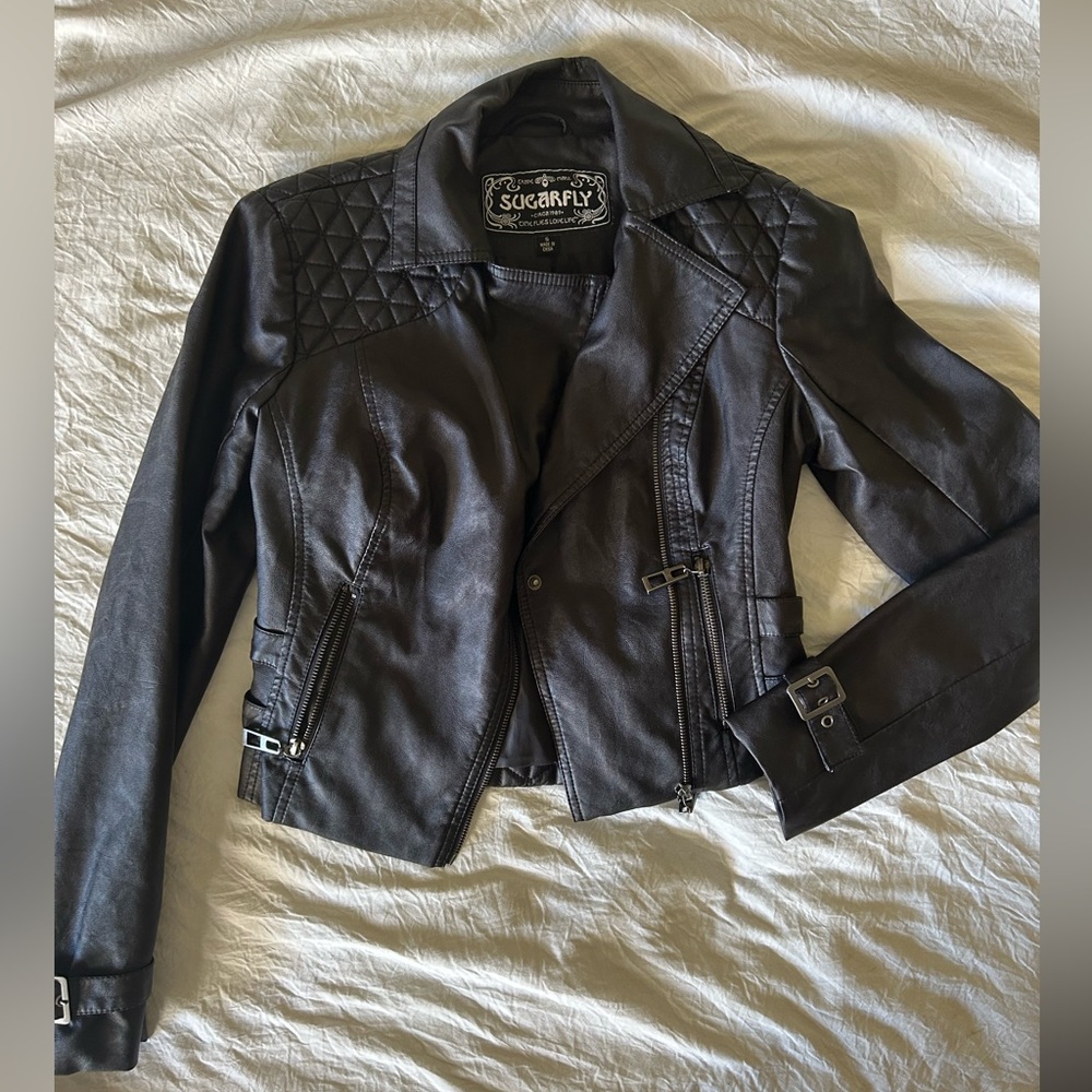 Faux leather jacket by SugarFly